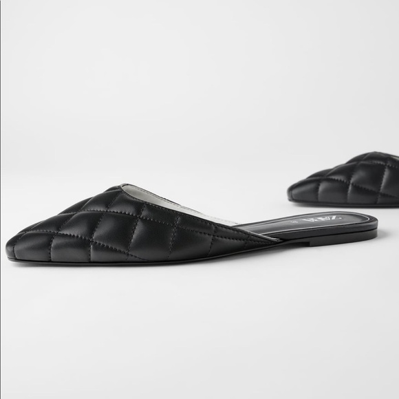 ZARA BNWT Quilted Flats - Picture 4 of 6